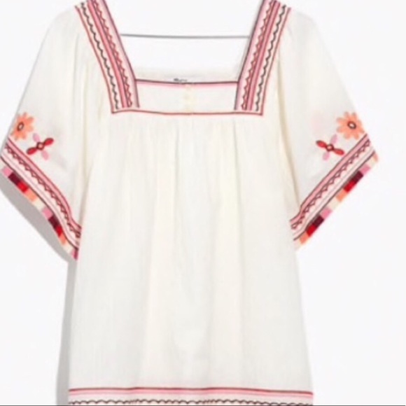 Madewell Embroidered Sandblossom Top - Picture 6 of 8